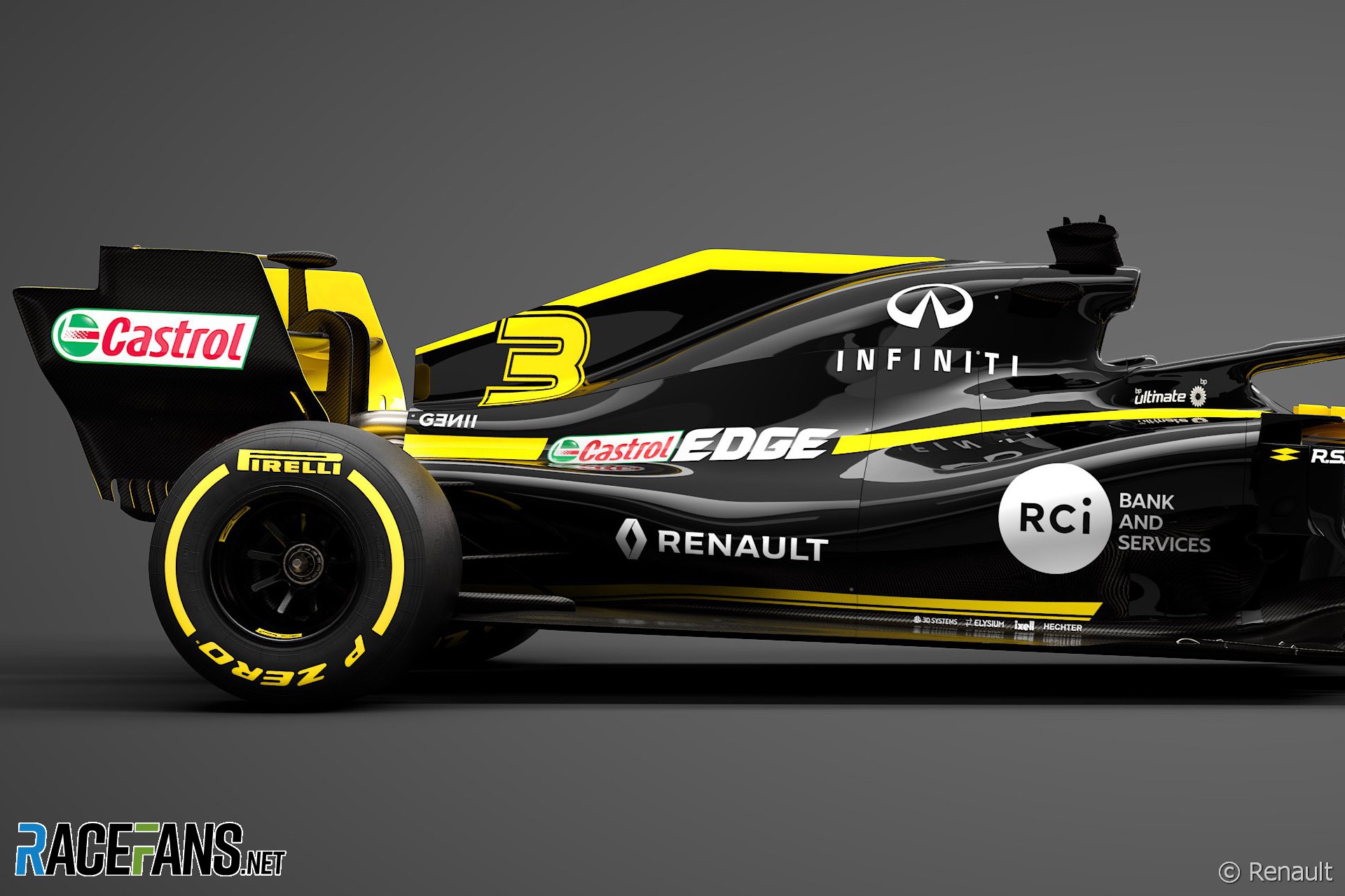 Renault RS19 rendering, 2019