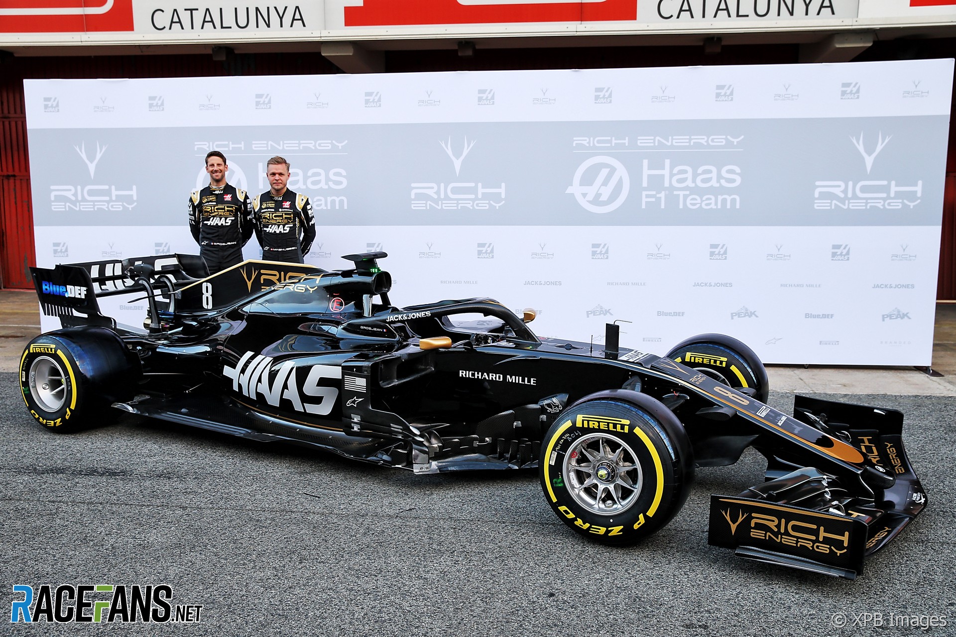 Haas VF-19 launch, Circuit de Catalunya, 2019