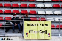 Cyril Abiteboul fans, Circuit de Catalunya, 2019