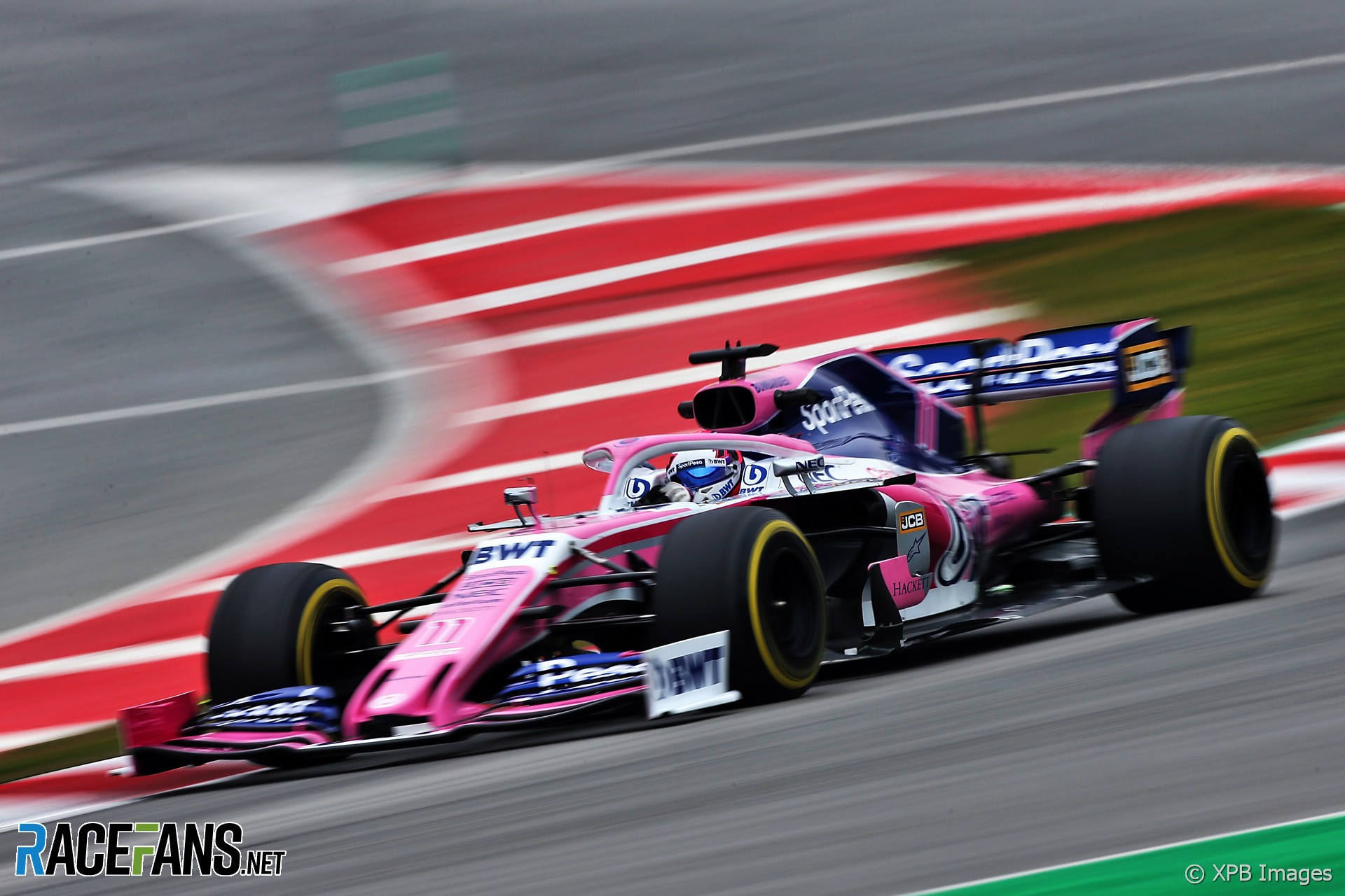 Sergio Perez, Racing Point, Circuit de Catalunya, 2019 . RaceFans1920 x 1280