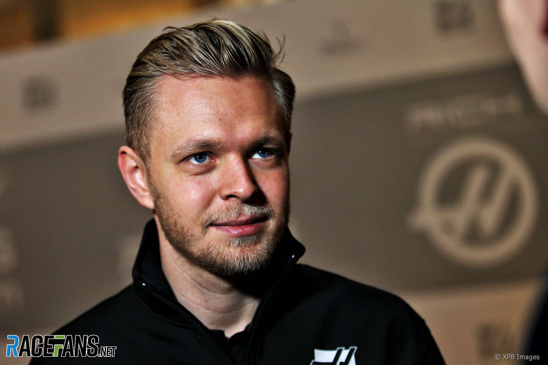 Kevin Magnussen, Haas livery launch, Royal Automobile Club, 2019