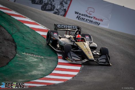 James Hinchcliffe, Schmidt Peterson, IndyCar testing, Laguna Seca, 2019