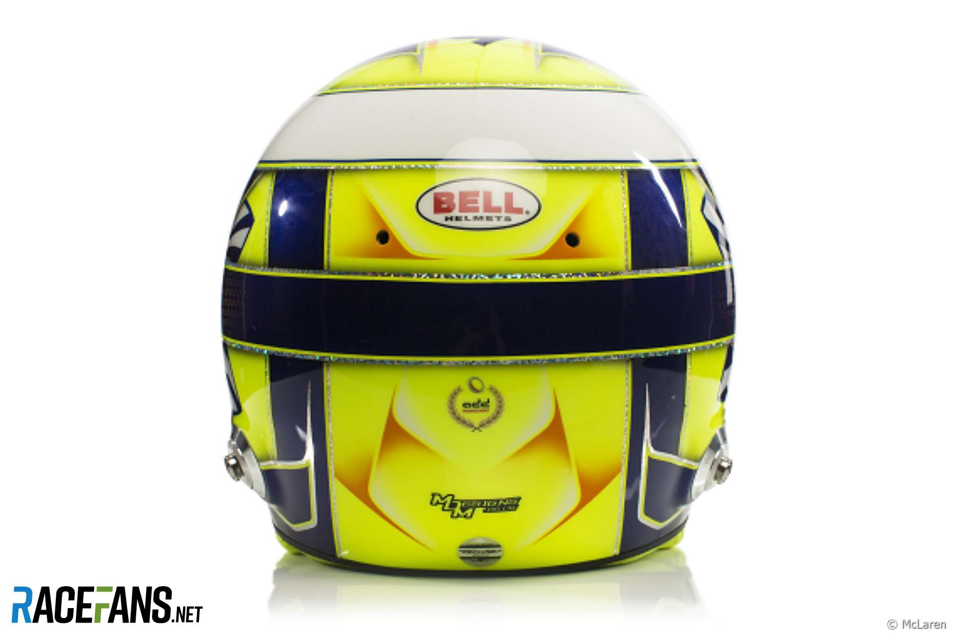 Lando Norris F1 McLaren 2019 Bell Arai Helmet Visor adhesivo Motorsport Kart 