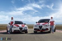 Raikkonen and Giovinazzi present Alfa Romeo’s F1 special edition cars