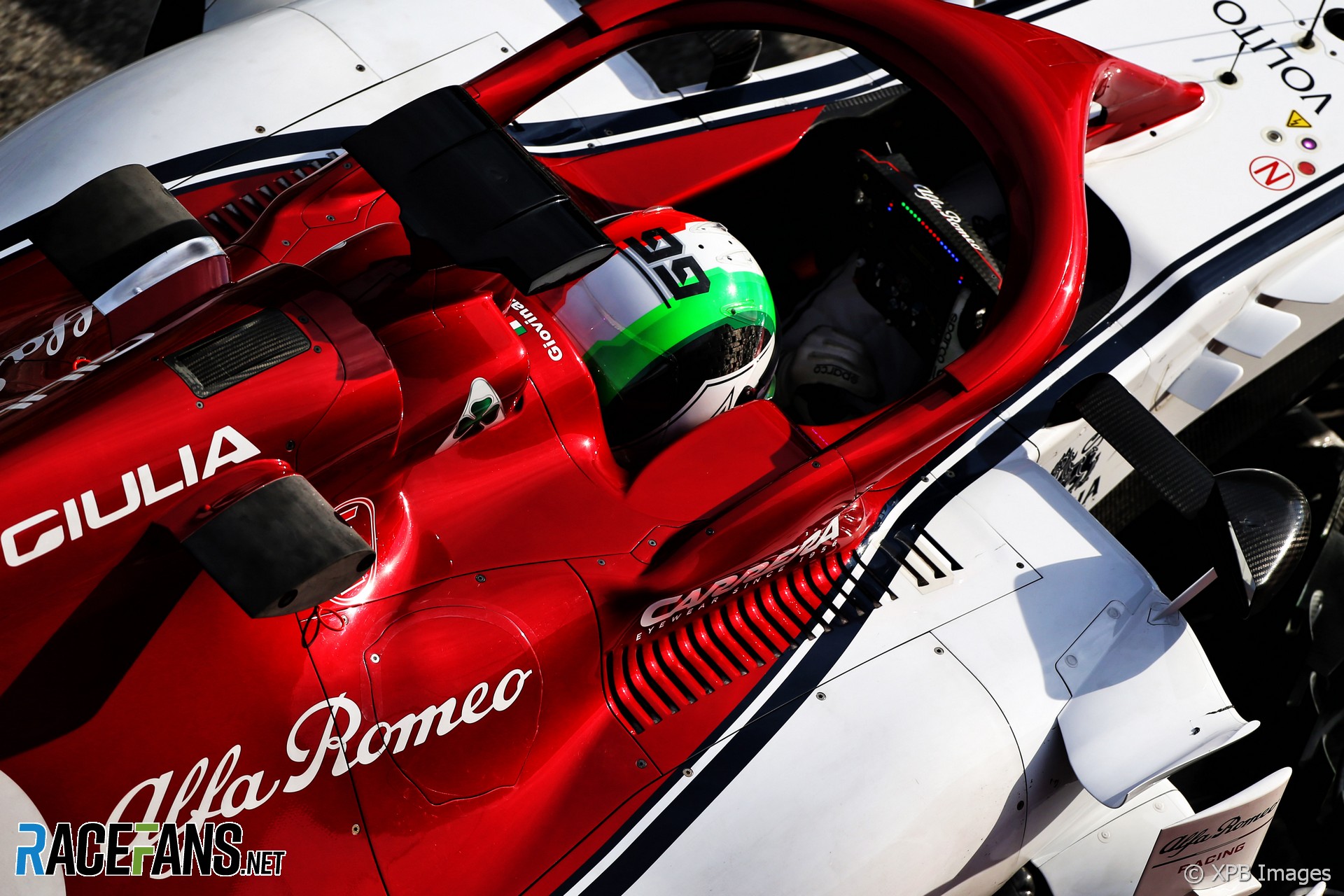 Antonio Giovinazzi, Alfa Romeo, Circuit de Catalunya, 2019