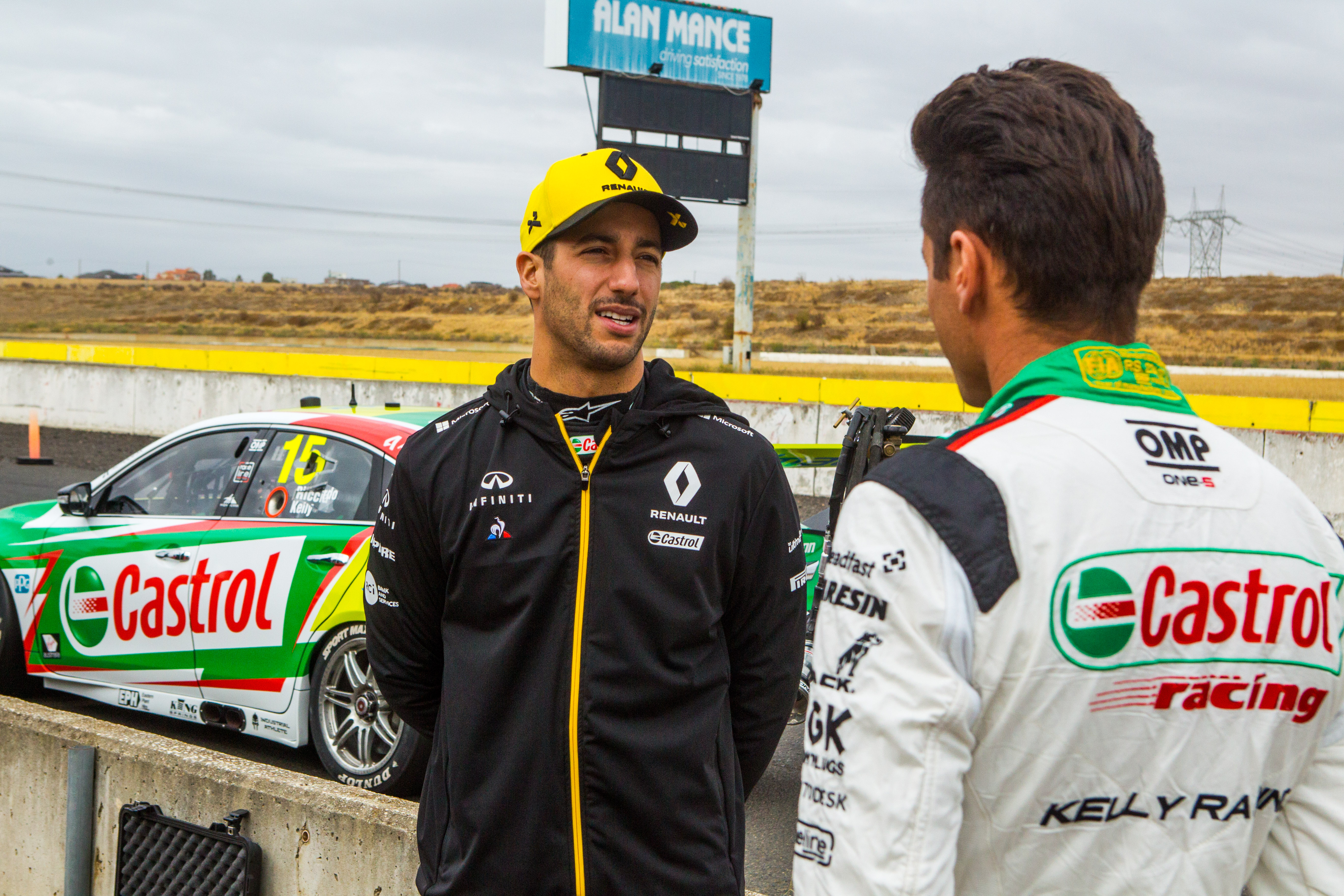 Daniel Ricciardo, Rick Kelly, Calder Park, 2019