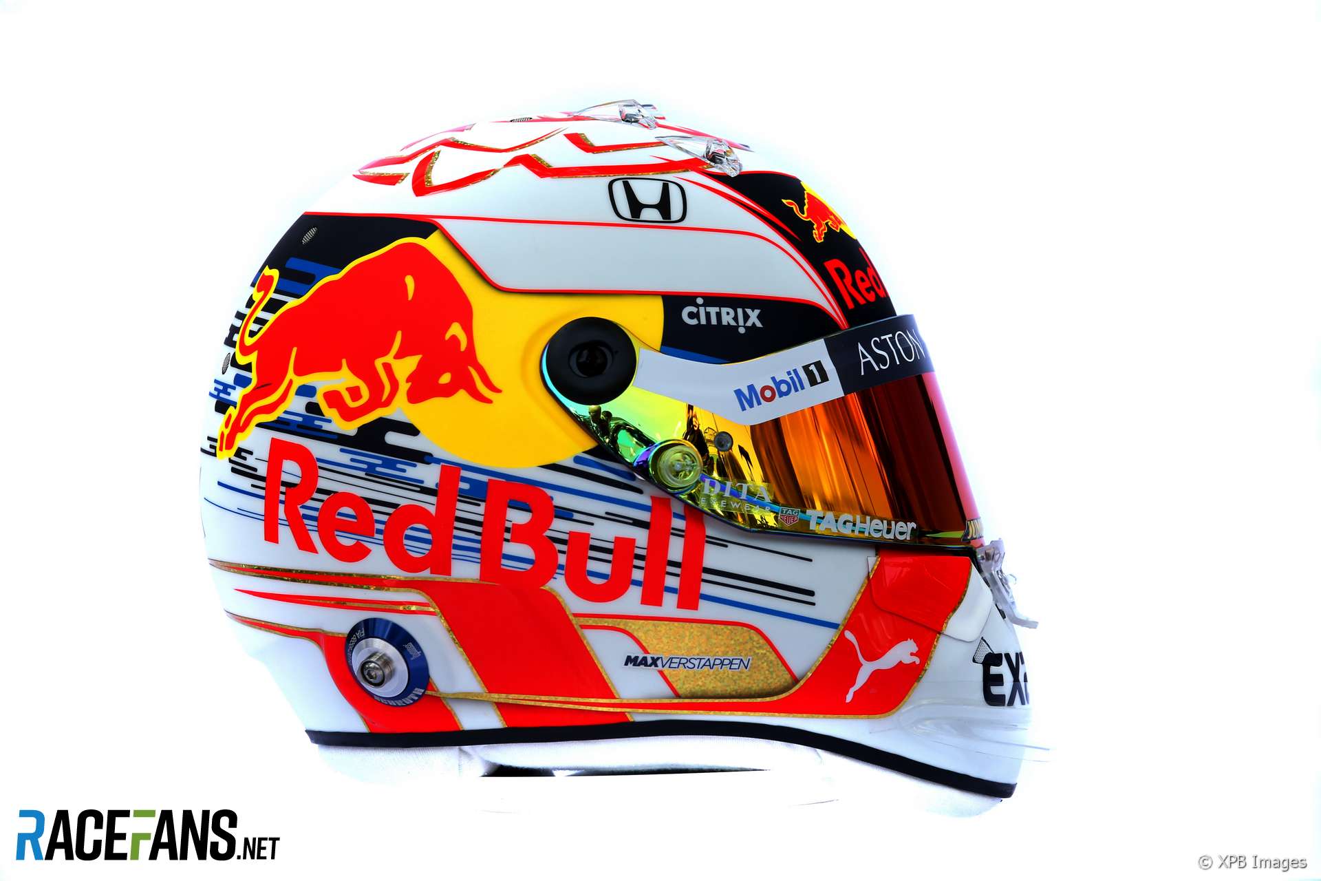 Max Verstappen helmet, 2019