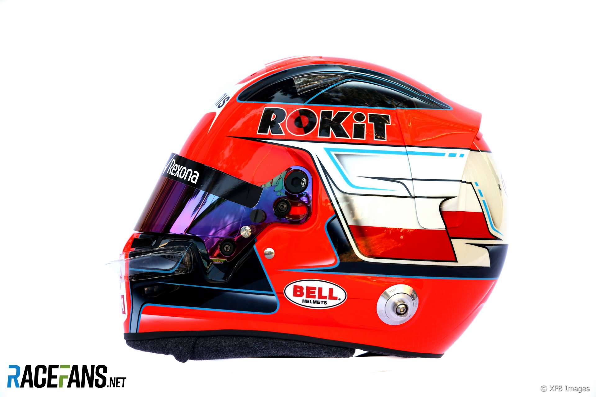 Robert Kubica helmet, 2019