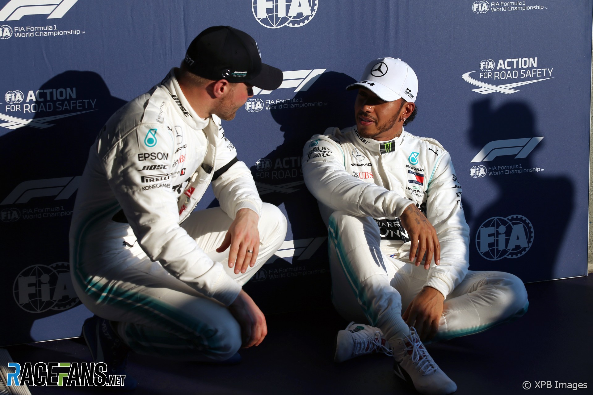 Valtteri Bottas, Lewis Hamilton, Mercedes, Albert Park, 2019