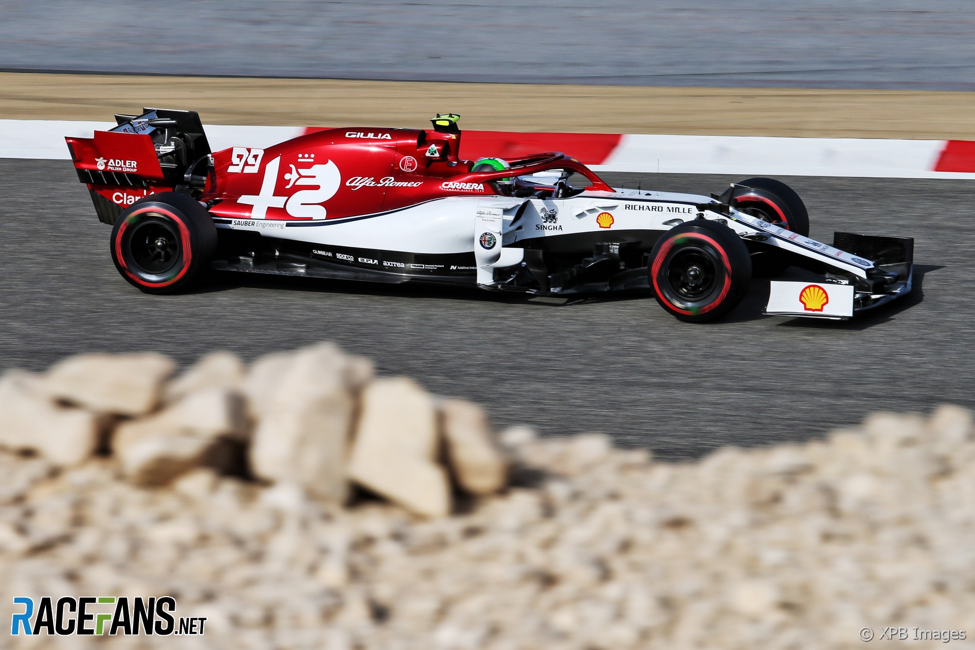 Antonio Giovinazzi, Alfa Romeo, Bahrain International Circuit, 2019