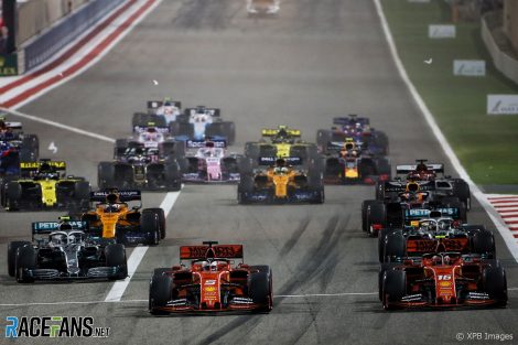 Start, Bahrain International Circuit, 2019