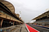 Rain falls at Bahrain International Circuit