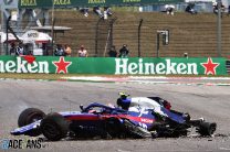 Albon admits he was “being a bit greedy” when he crashed