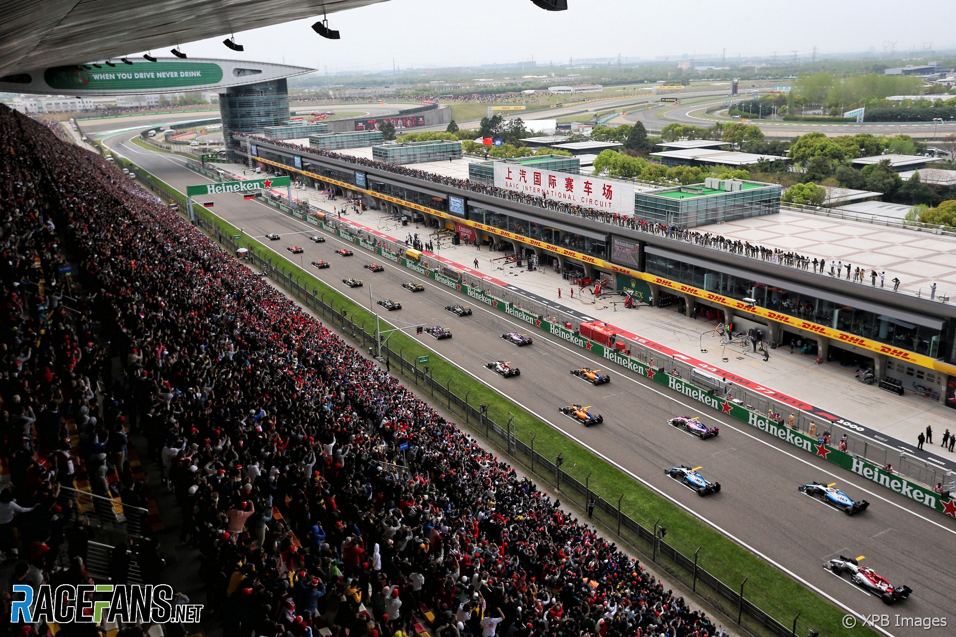 Start, Shanghai International Circuit, 2019