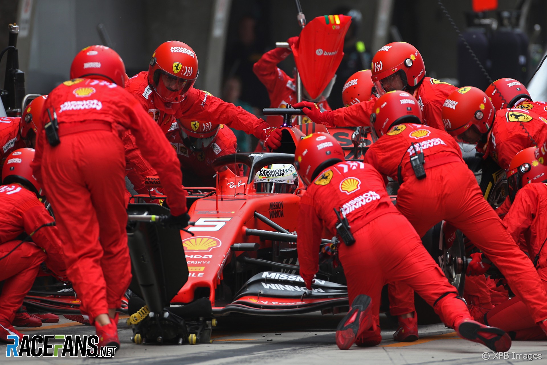 Sebastian Vettel, Ferrari, Shanghai International Circuit, 2019