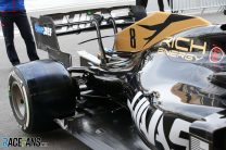 Haas rear wing, Baku, 2019