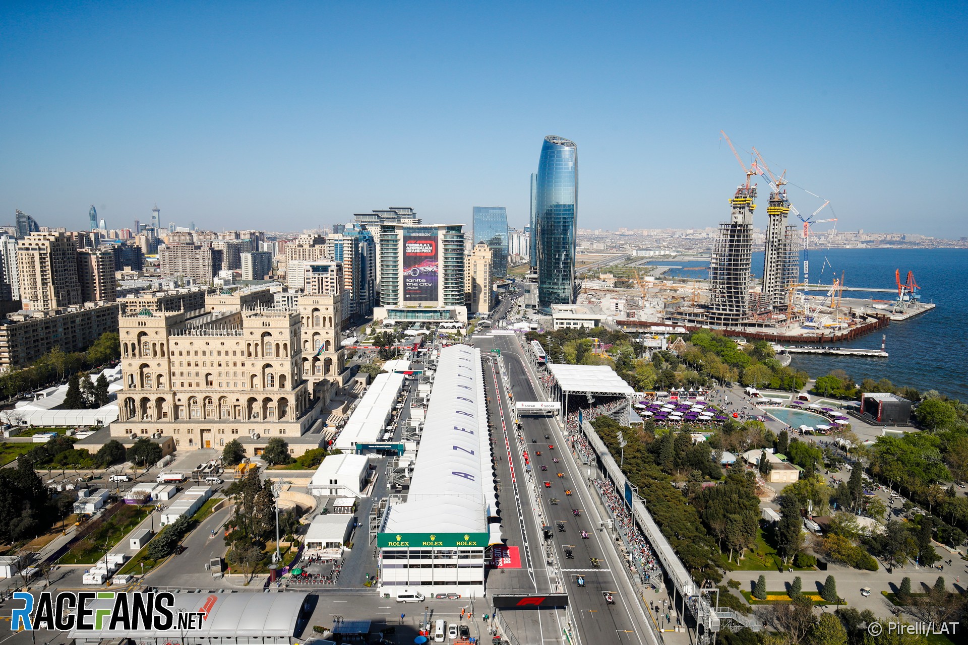 Start, Baku City Circuit, 2019