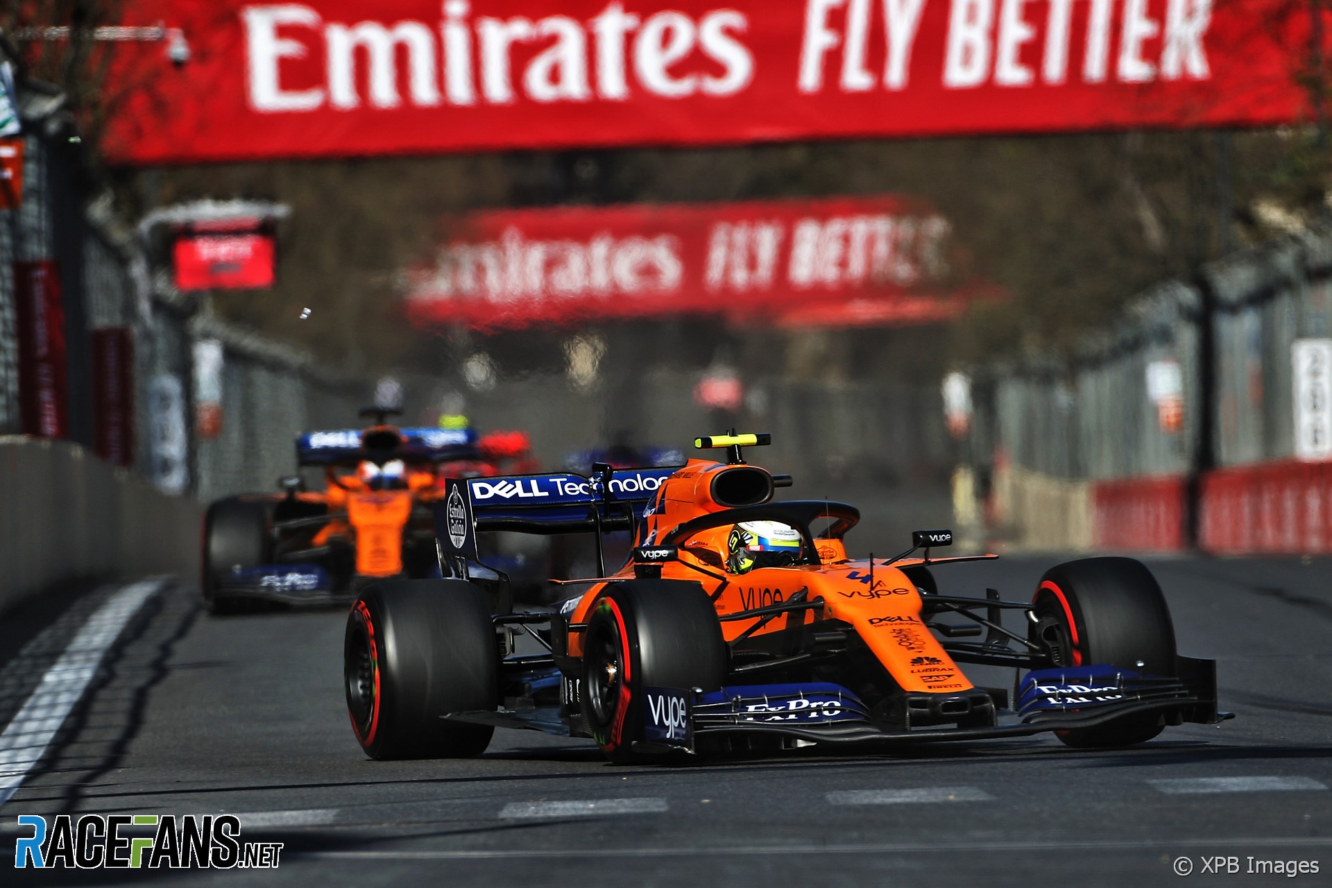Lando Norris, McLaren, Baku City Circuit, 2019