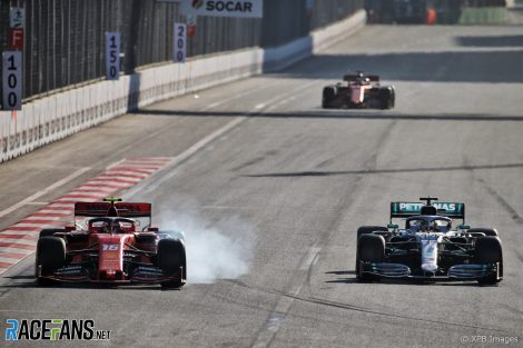 Charles Leclerc, Ferrari, Baku City Circuit, 2019