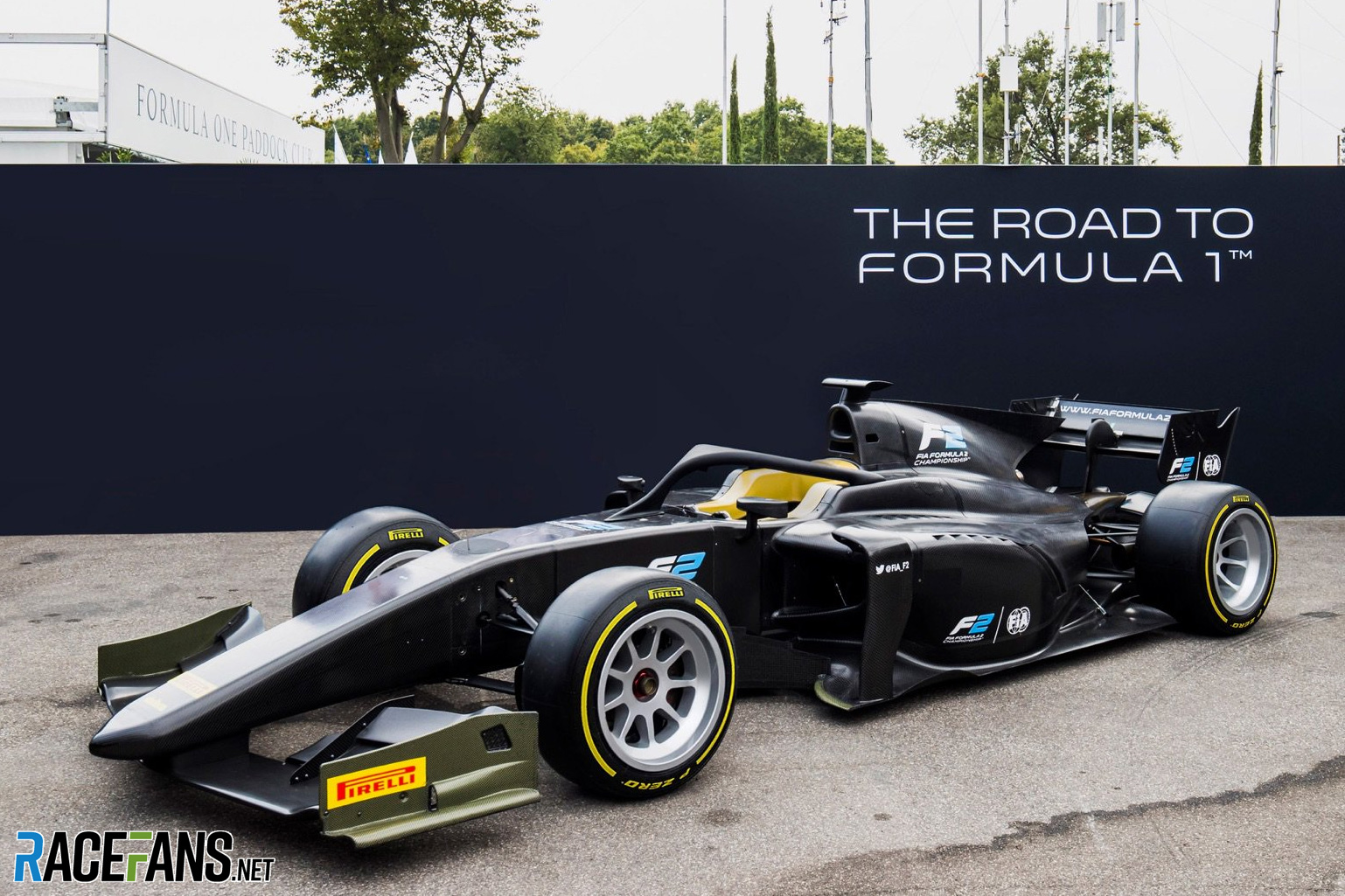 F2 car with 18-inch wheels, Circuit de Catalunya, 2019