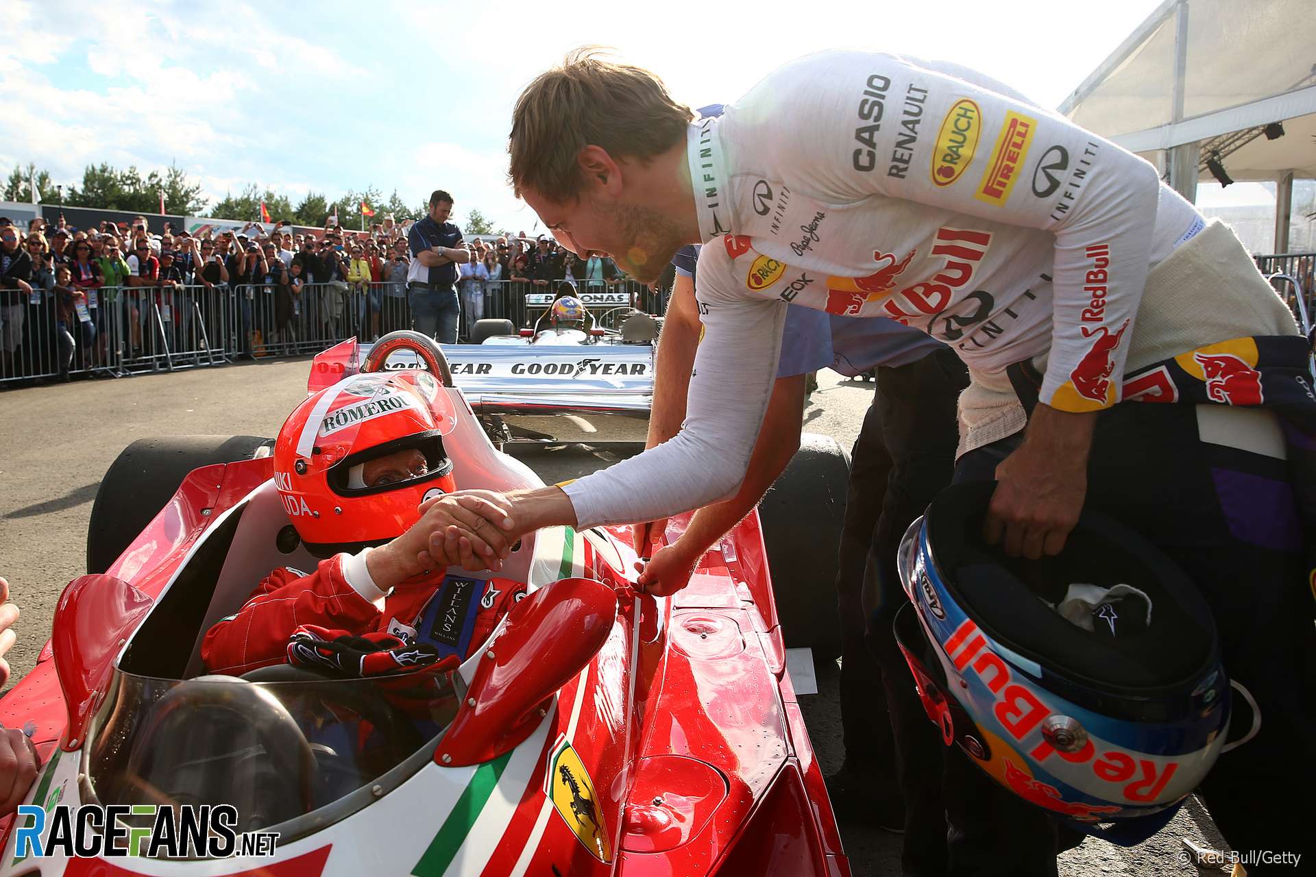 Niki Lauda, Sebastian Vettel, 2014