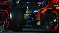 McLaren brake duct aero, Baku, 2019