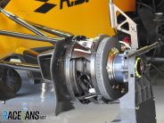 Brake assembly on a McLaren F1 car