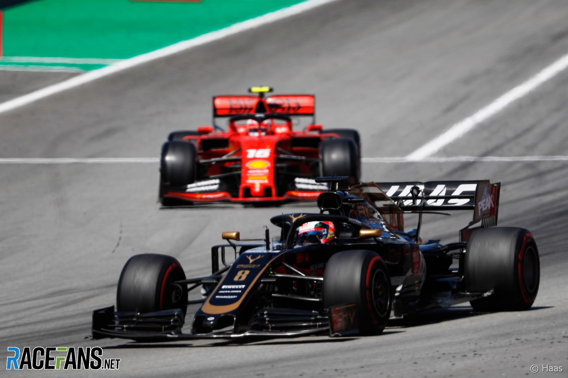 Romain Grosjean, Haas, Circuit de Catalunya, 2019
