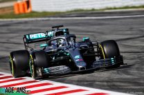 Mazepin’s Mercedes ahead by 1.3s at end of test after spin