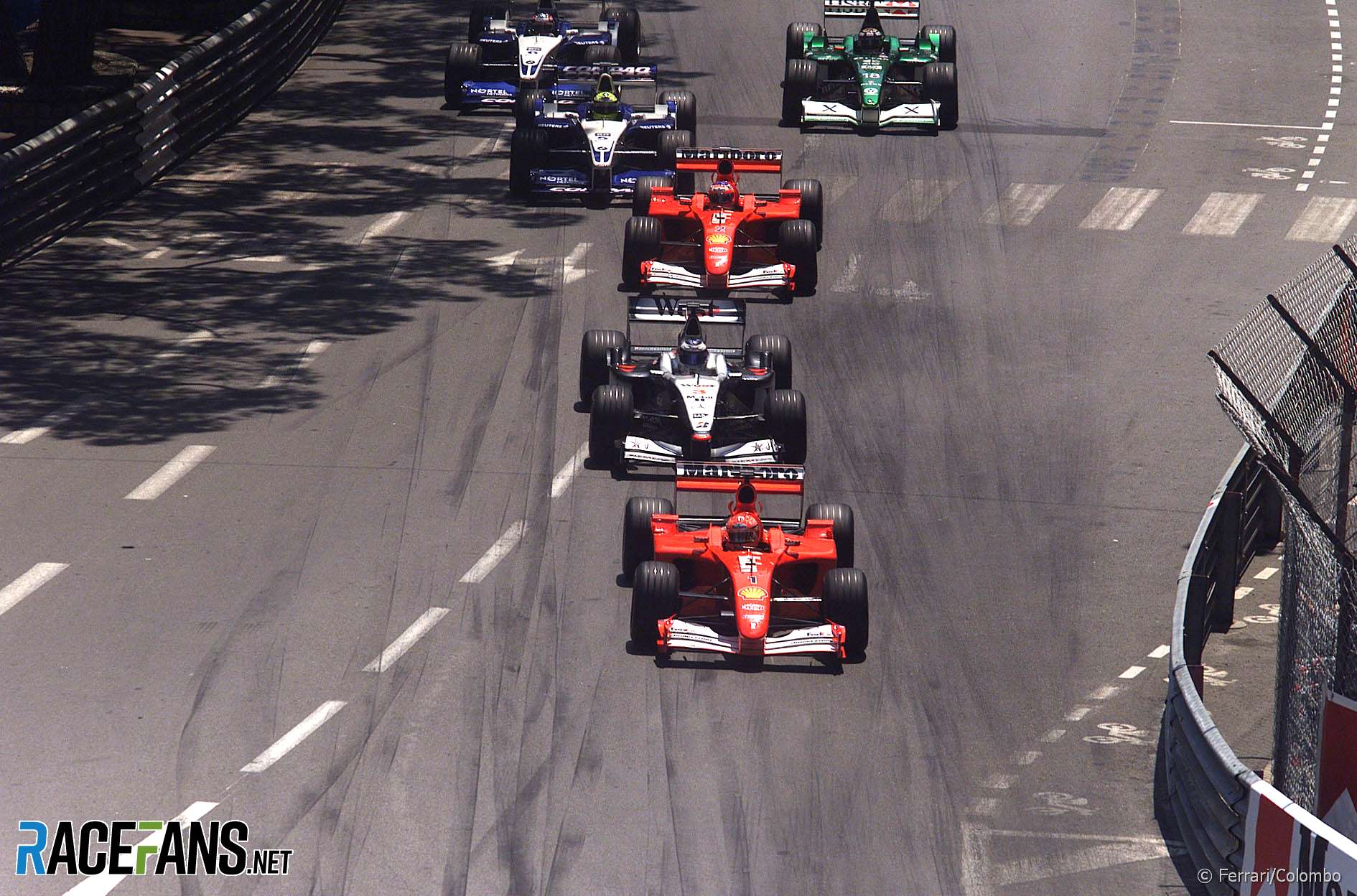 Start, Monaco Grand Prix, 2001