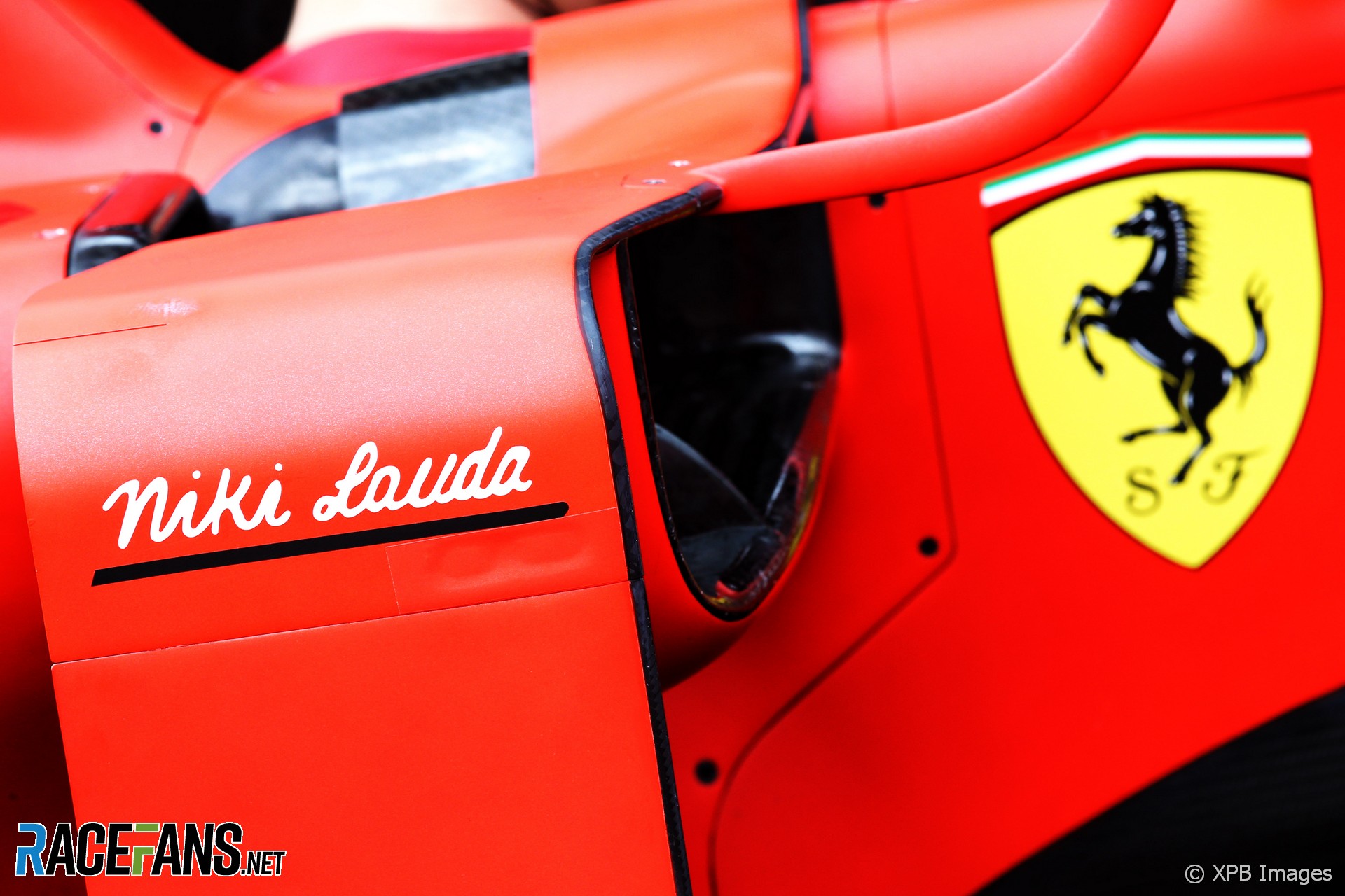 Ferrari's Niki Lauda tribute, Monaco, 2019