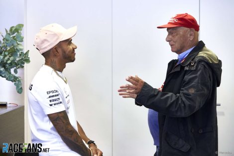 Lewis Hamilton, Niki Lauda, Monaco, 2019