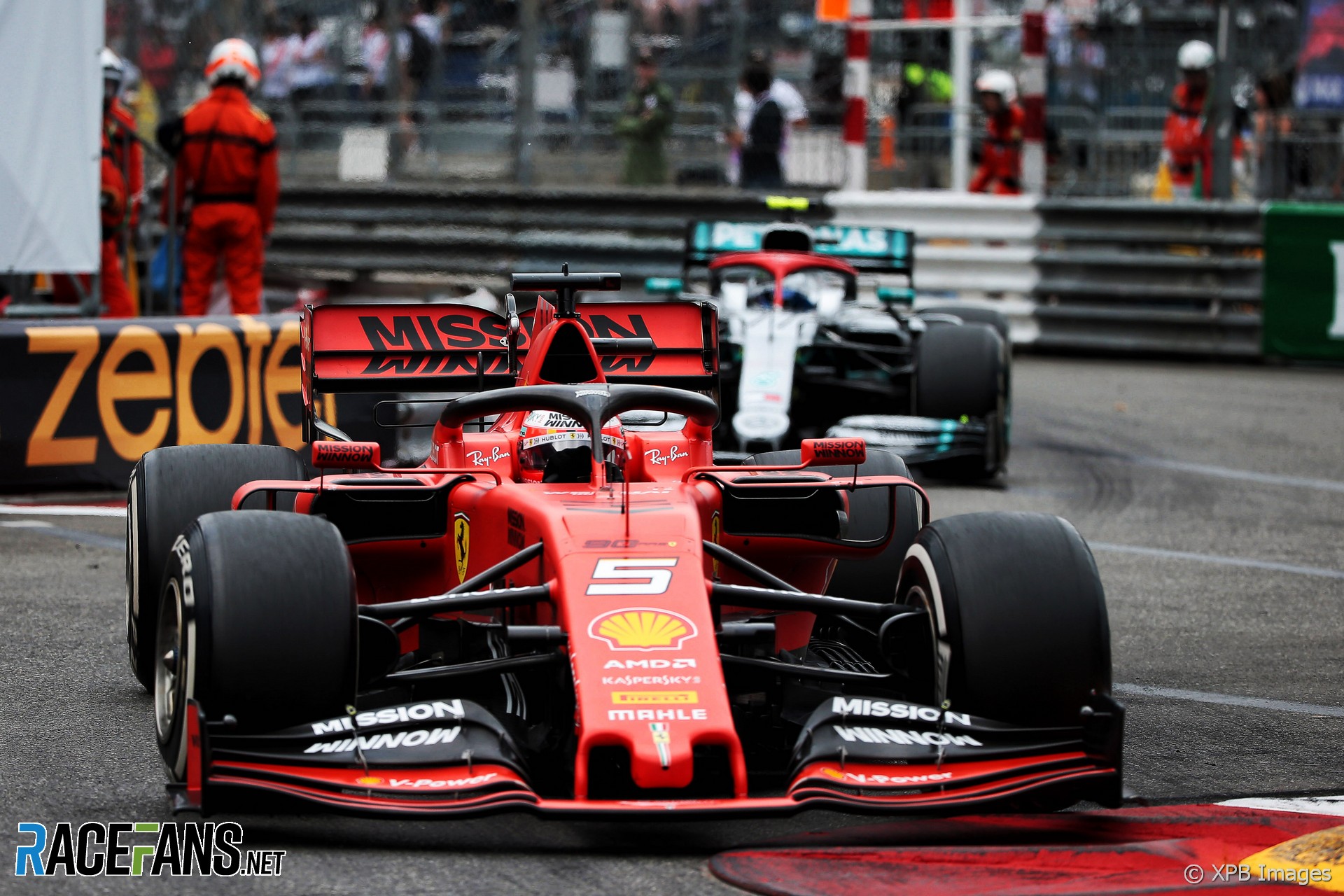 Sebastian Vettel, Valtteri Bottas, Monaco, 2019