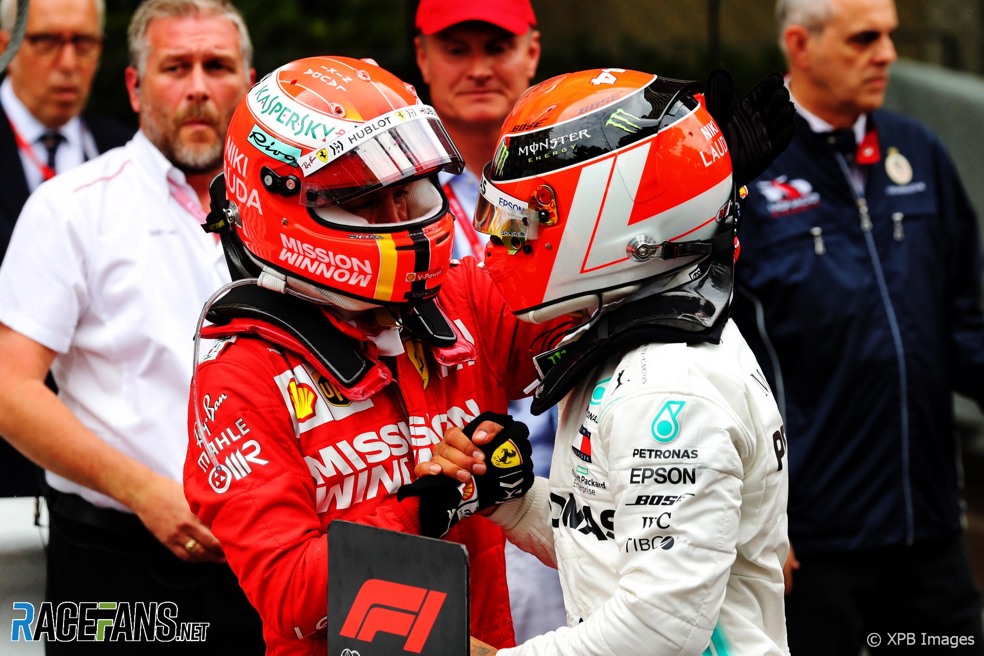 Sebastian Vettel, Lewis Hamilton, Monaco, 2019