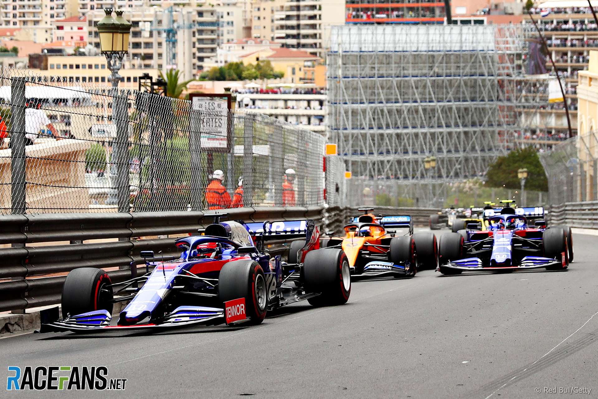 Daniil Kvyat, Carlos Sainz Jnr, Alexander Albon, Monaco, 2019