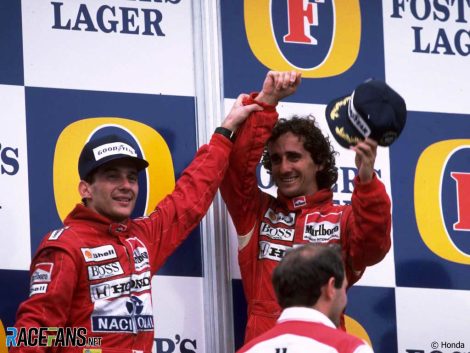 Alain Prost, Ayrton Senna, McLaren, Adelaide, 1988