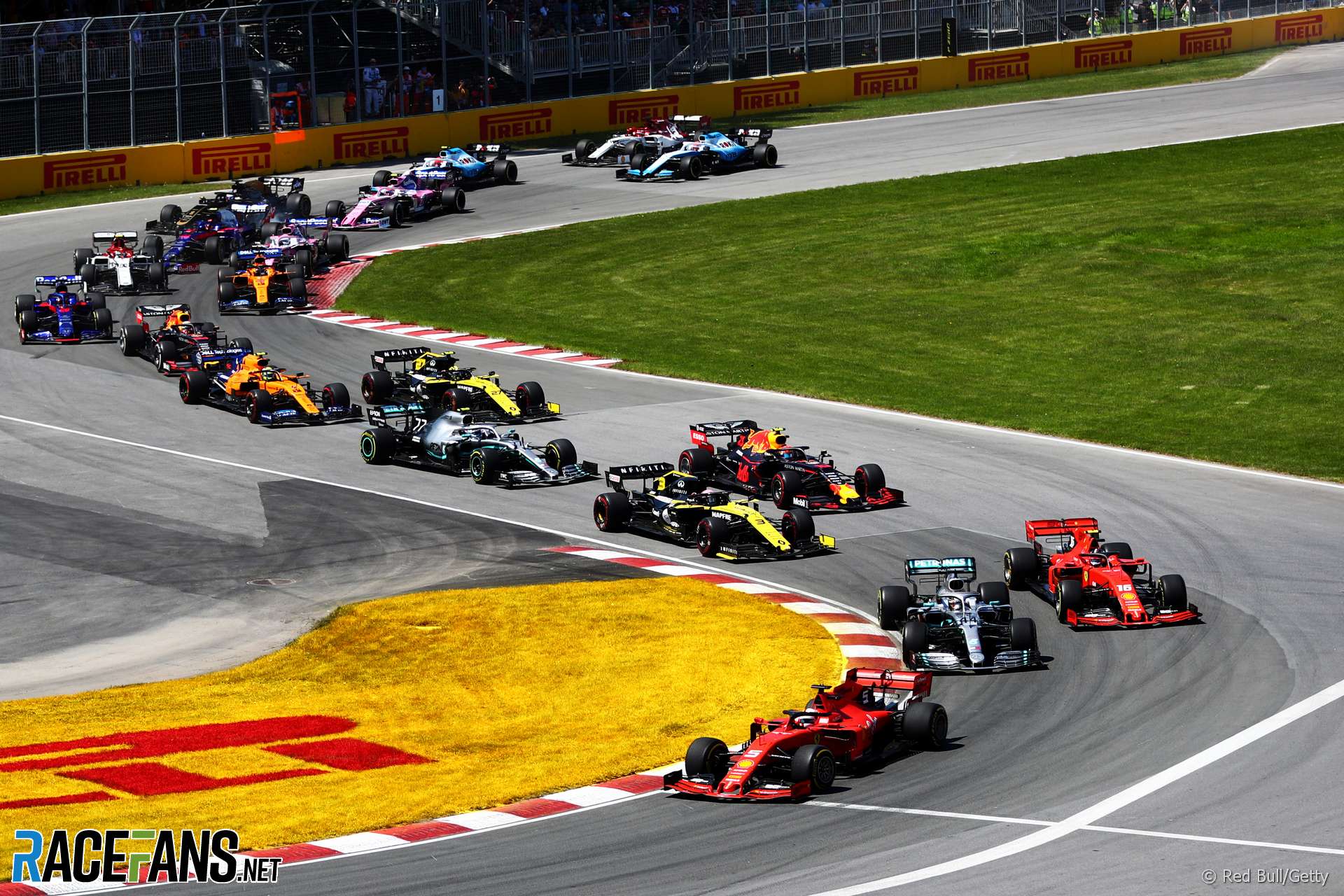 Start, Circuit Gilles Villeneuve, 2019
