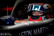 Gasly quickest after late flier at slippery Silverstone