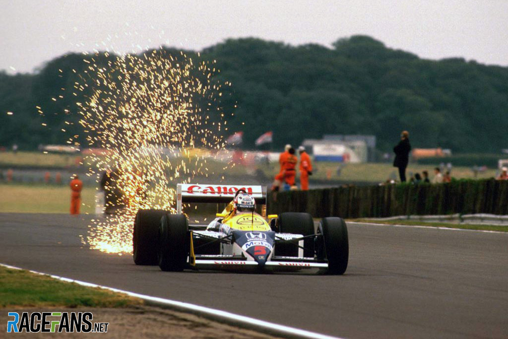 Nigel Mansell, Williams, Silverstone, 1987