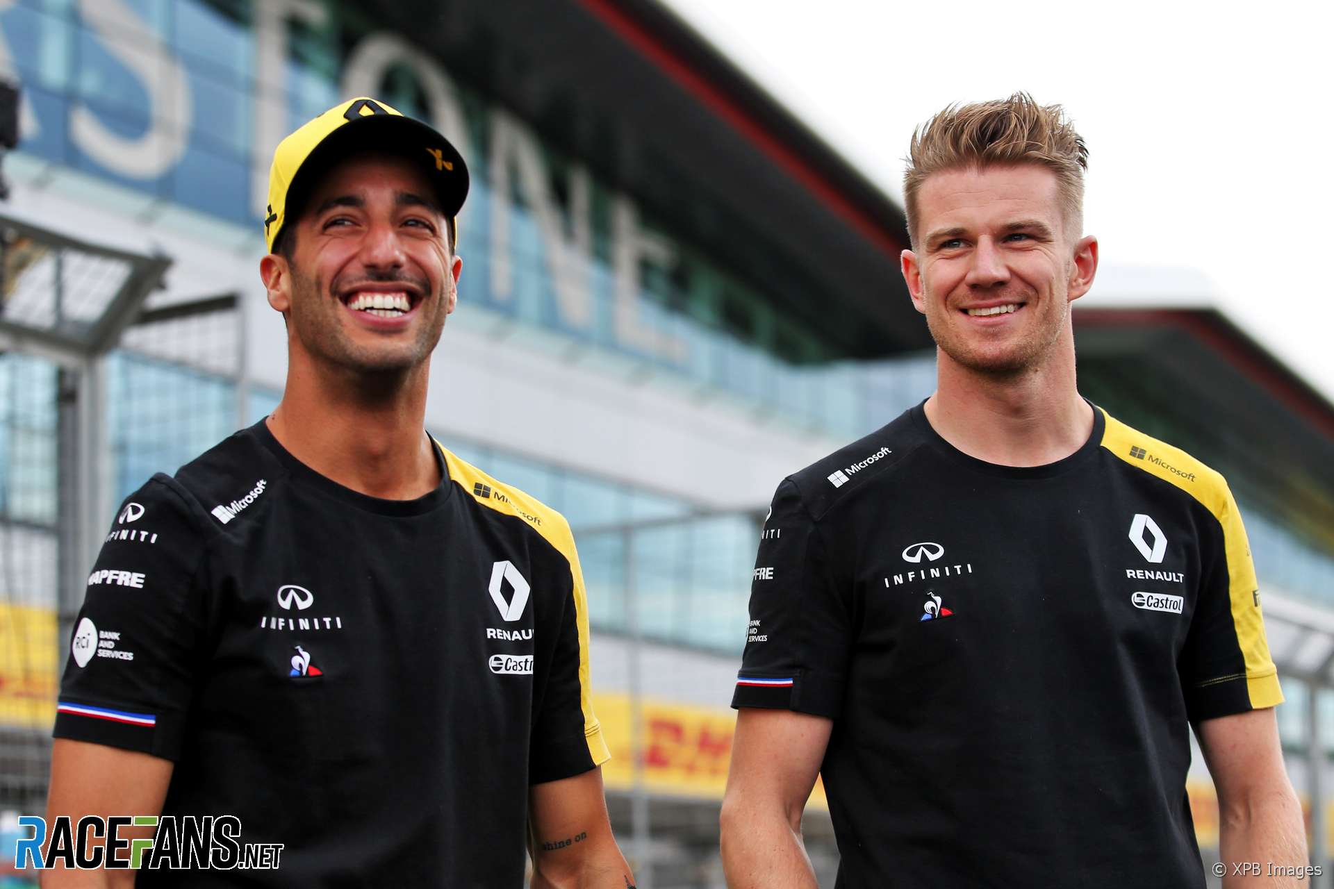 Daniel Ricciardo, Nico Hulkenberg, Renault, Silverstone, 2019