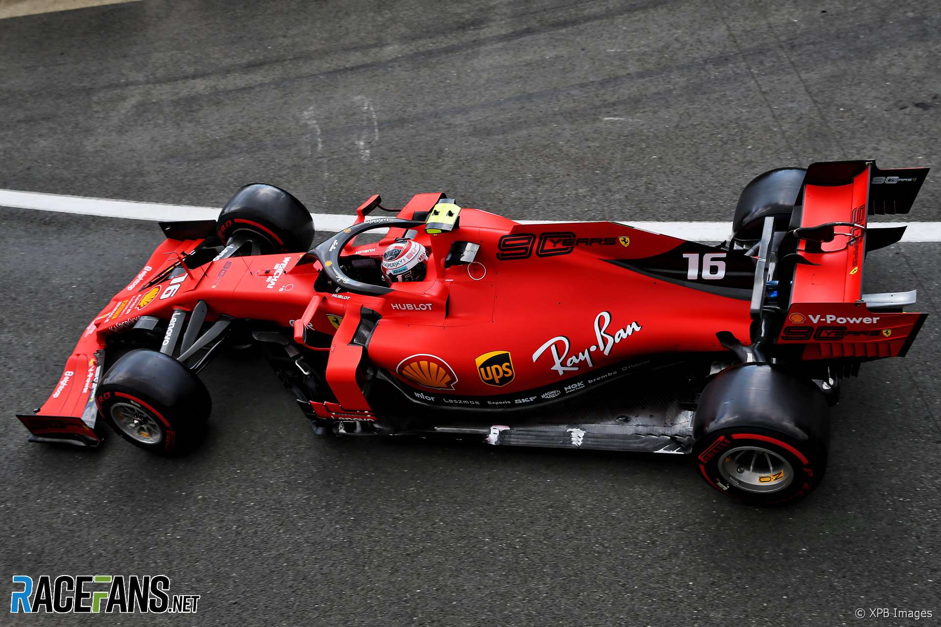 Charles Leclerc, Ferrari, Silverstone, 2019
