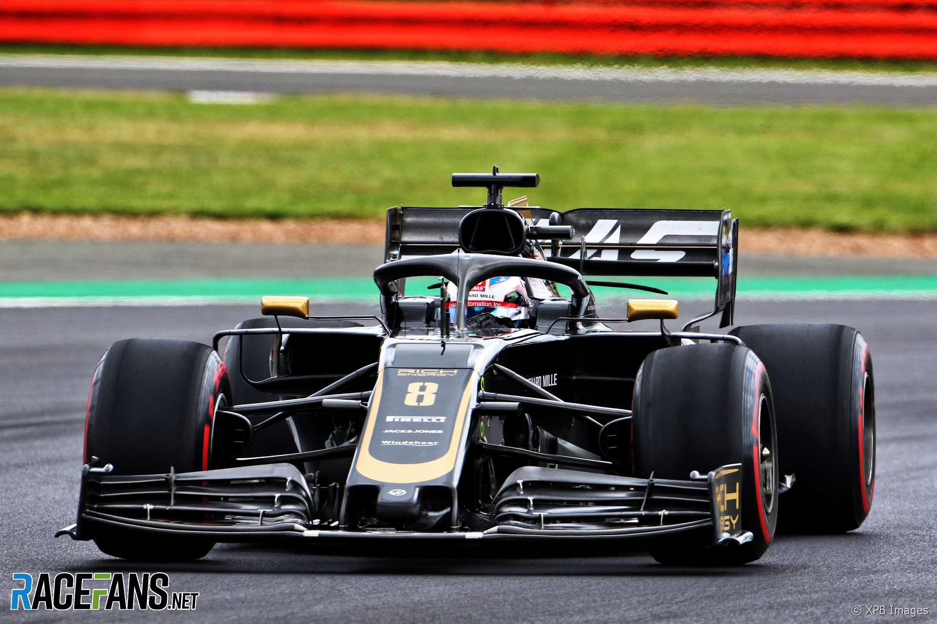Romain Grosjean, Haas, Silverstone, 2019