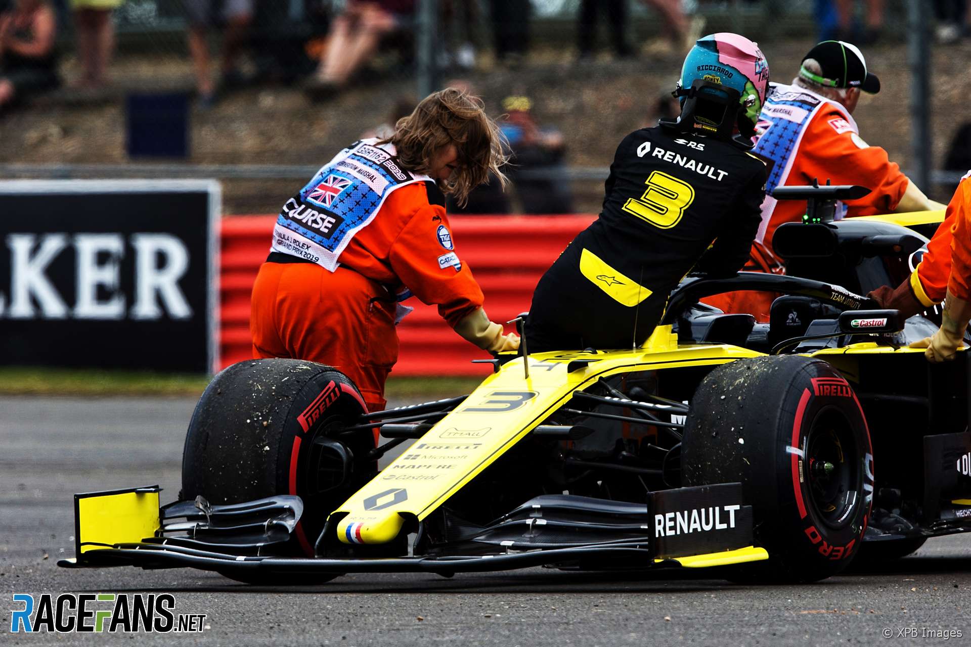 Daniel Ricciardo, Renault, Silverstone, 2019