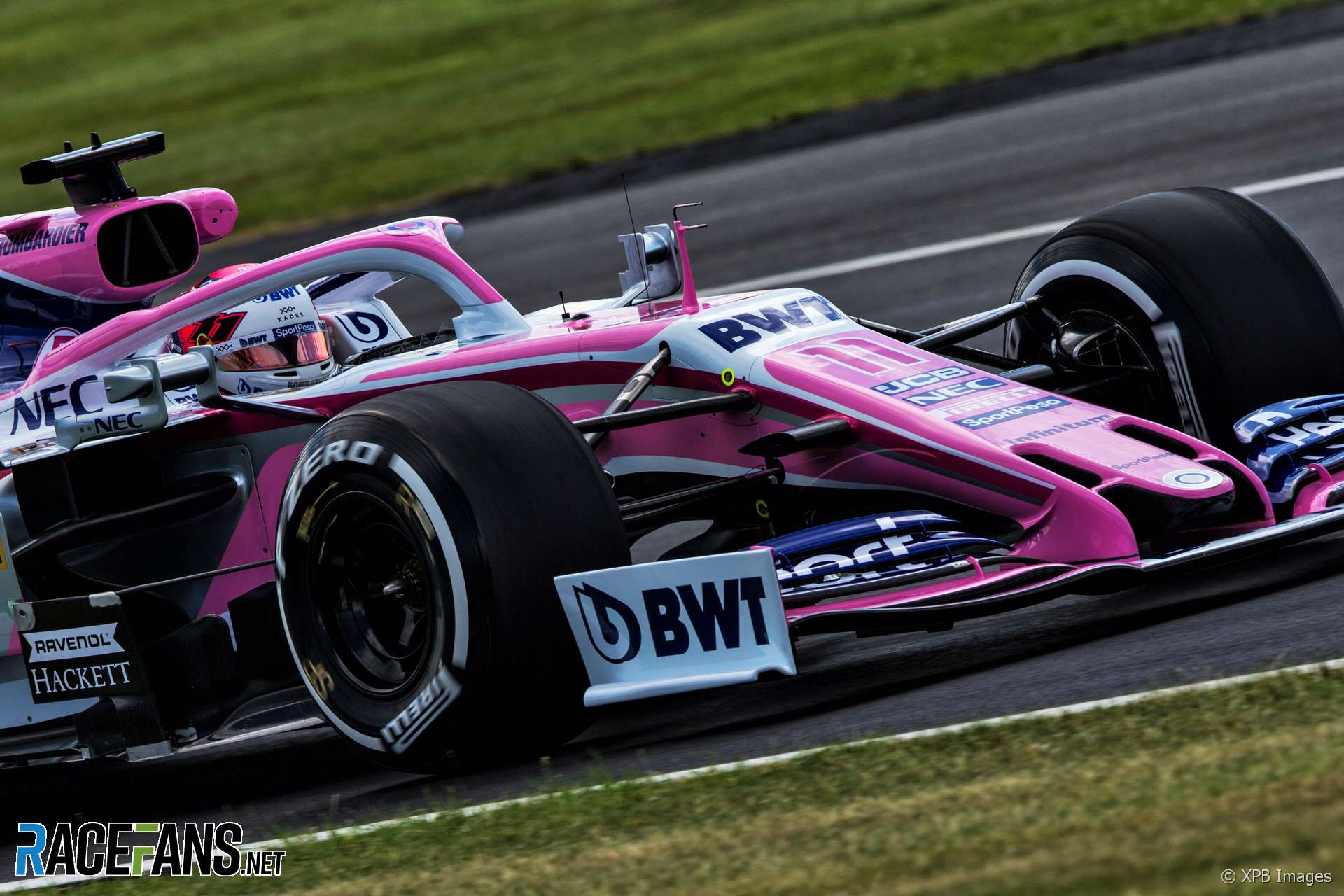 Sergio Perez, Racing Point, Silverstone, 2019