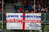 Lewis Hamilton fans banner, Silverstone, 2019