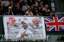 Lewis Hamilton fans banner, Silverstone, 2019