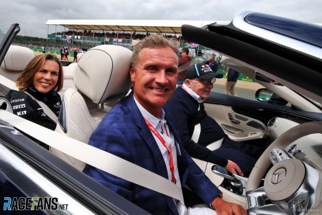 David Coulthard, Frank Williams, Claire Williams, Silverstone, 2019