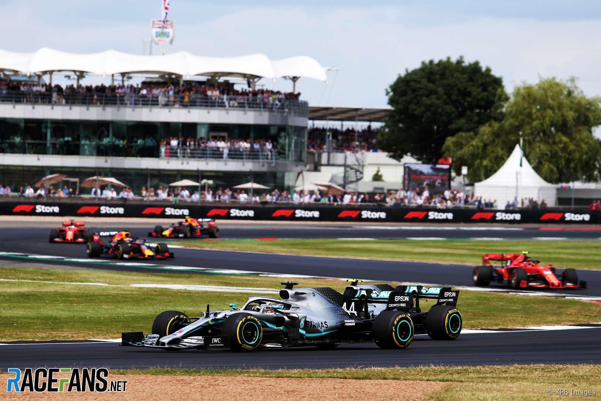 Valtteri Bottas, Lewis Hamilton, Mercedes, Silverstone, 2019