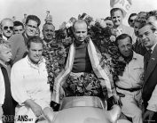 Juan Manuel Fangio at the 1955 Dutch Grand Prix