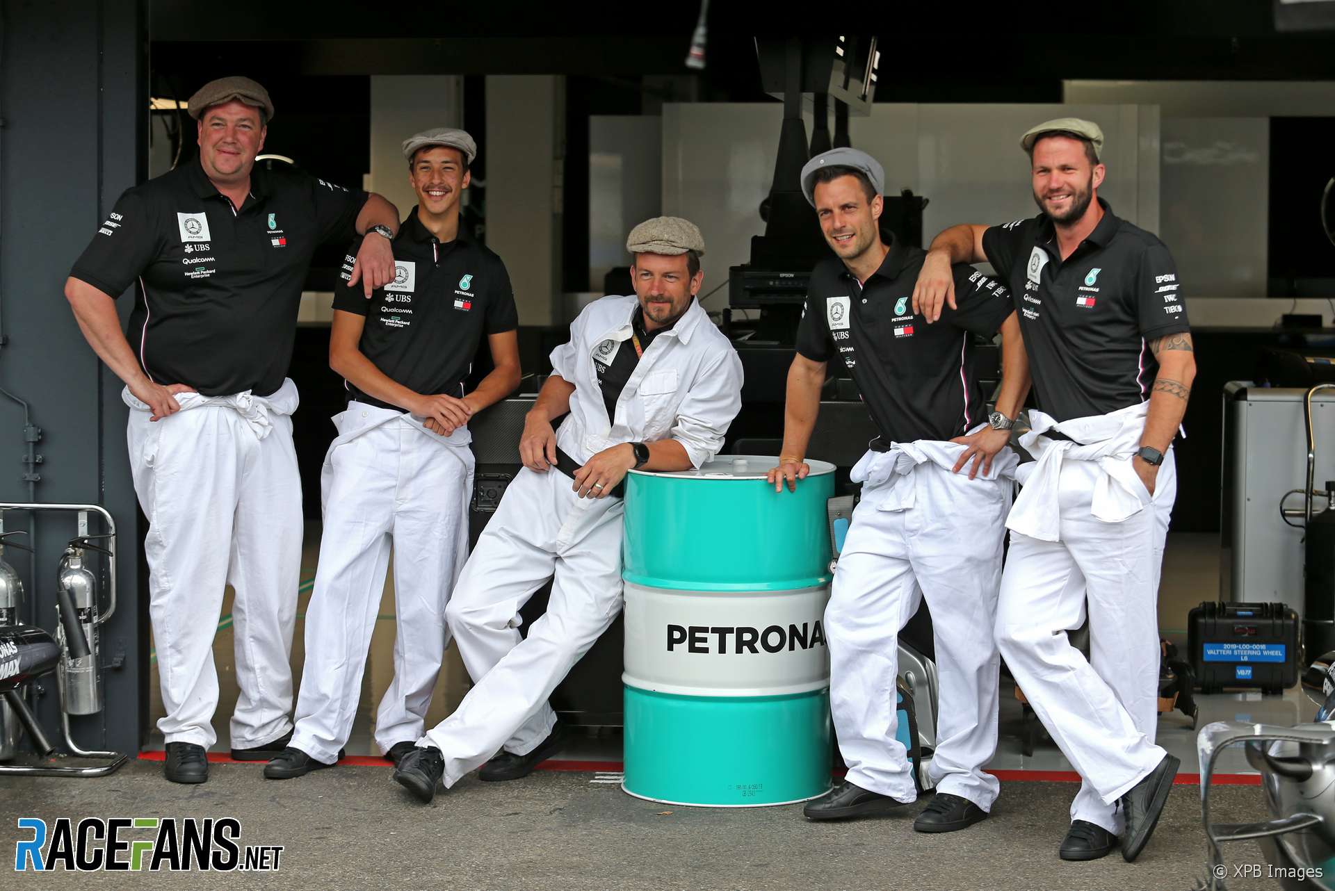 Mercedes team members, Hockenheimring, 2019